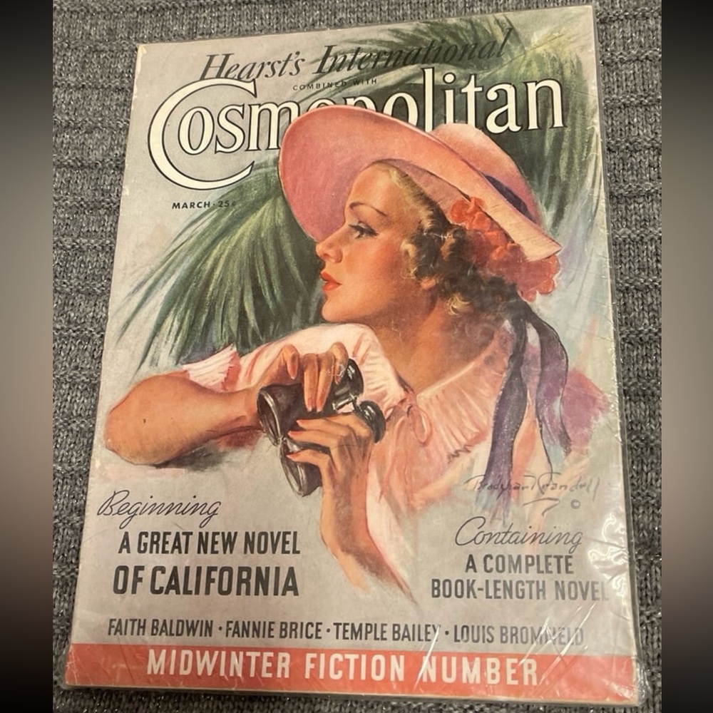 1934 Vintage Hearst's International Cosmopolitan magazine from September no. 579